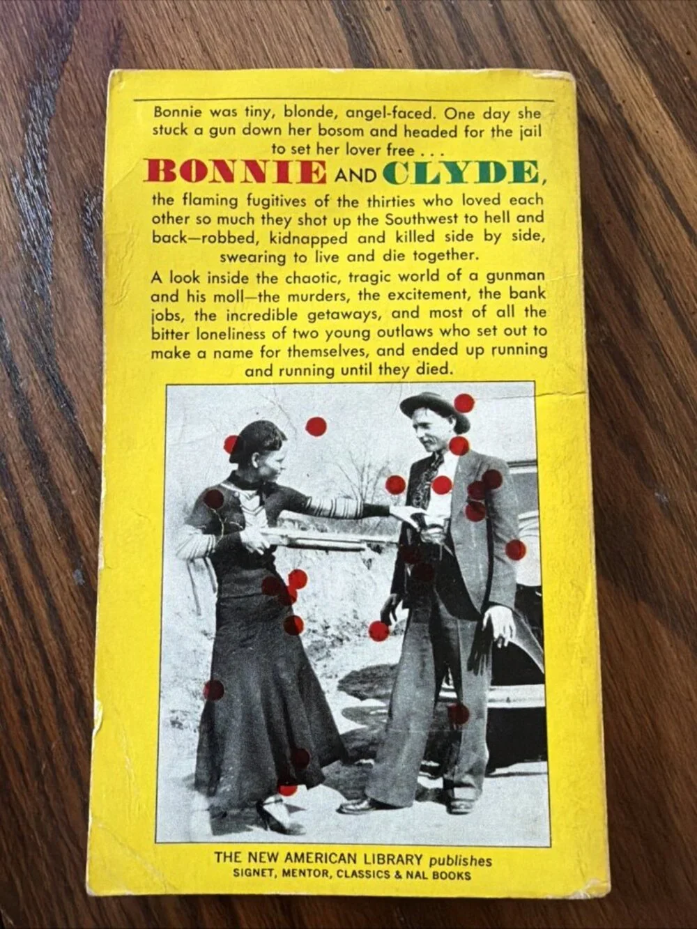 The True Story of Bonnie and Clyde Jan I. Fortune 1968 Signet Vintage Paperback